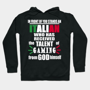 Italian Gaming Gamble Gift Restaurant Hoodie